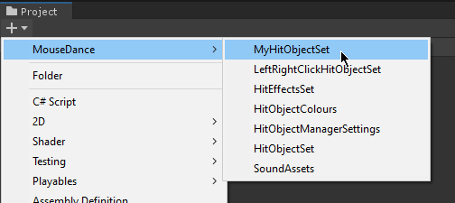 Adding MyHitObjectSet