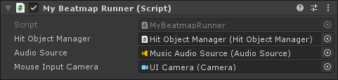 Sub-classed Beatmap Runner in Inspector