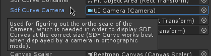 SDF Curve Camera